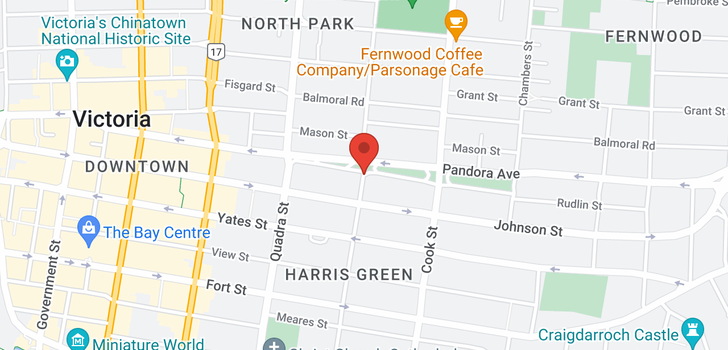 map of S212-1105 Pandora Ave